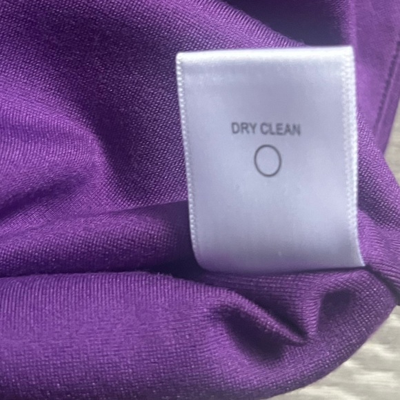 Lovers and Friends Purple Deep V Long Sleeve Lace Up Bodysuit Size S Revolve - Picture 6 of 8